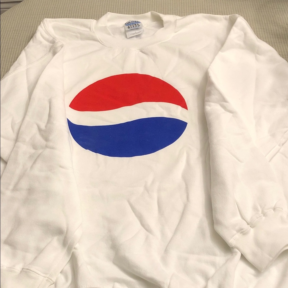 Vintage Pepsi Logo Sweatshirt Gildan size L #1000 - Picture 2 of 7